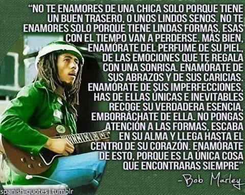 Imagenes • Imagenes de palabras sabias de bob marley