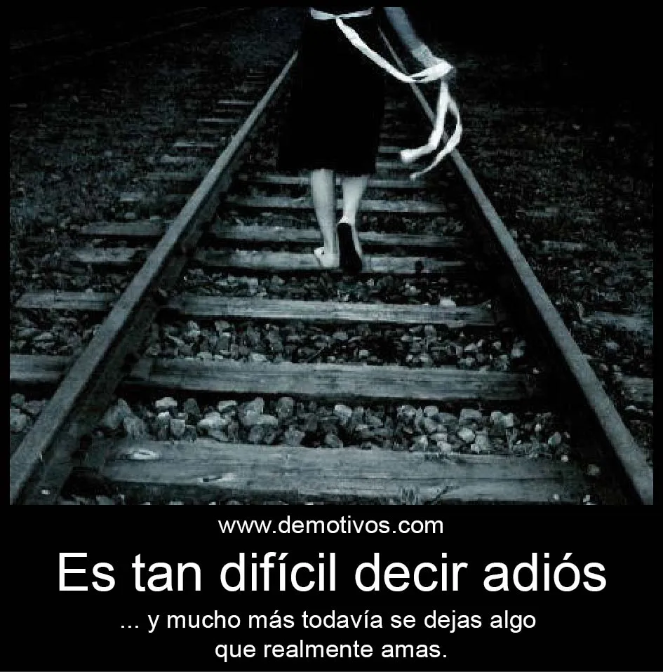 Frases de amor y decepción: Triste despedida