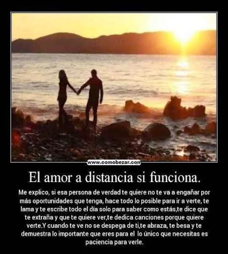 Frases de amor a distancia ~ PENSAMIENTOS DE AMOR