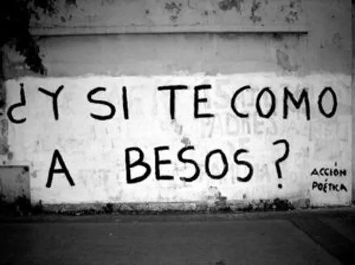 Frases de amor en graffitis - Imagui