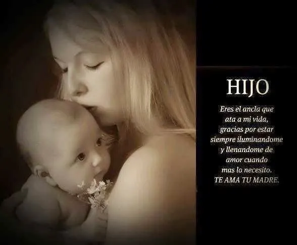 Imagenes con frases para hijo - Imagui