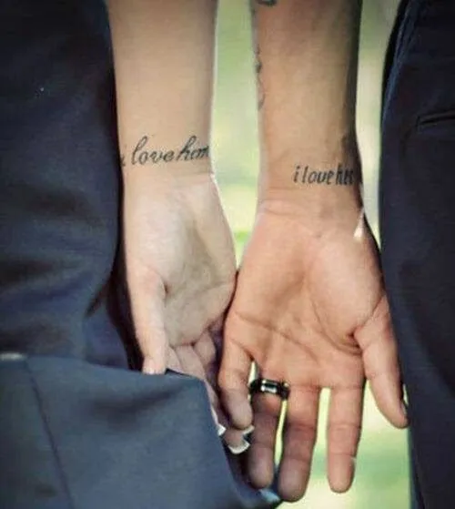 Frases de amor en tatuajes de pareja | Frases de amor Frases de amor en tatuajes de pareja | Frases de amor