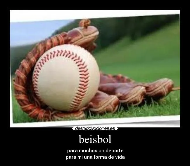 Frases bonitas de beisbol - Imagui