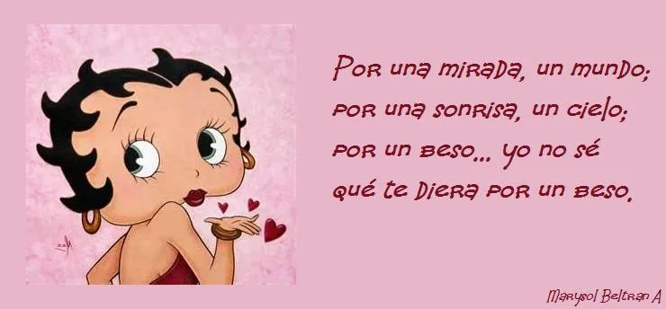 Imágenes y frases de Betty Boop - Imagui