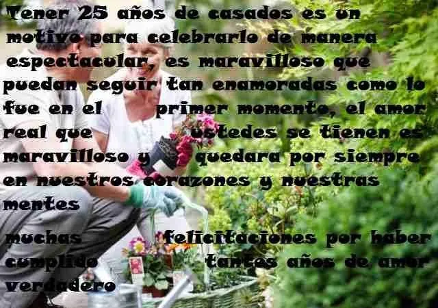 Frases para bodas de plata ~ Mensajes de amor Frases para bodas de plata ~ Mensajes de amor