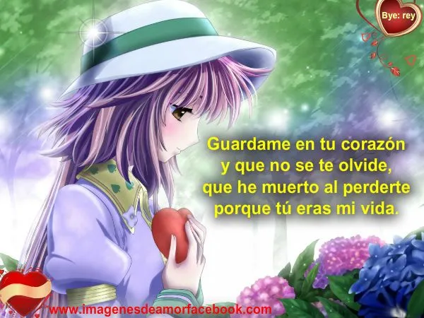 Frases bonitas anime - Imagui