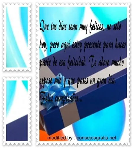 Frases bonitas para mi esposo en su cumpleaños con imágenes ...