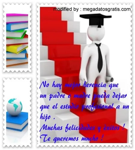 Frases bonitas por graduación de bachiller | Mensajes GRATIS siempre !