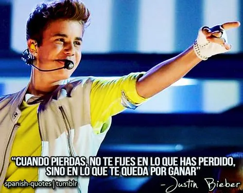 Frases de canciones♡ | Justin Bieber ♡
