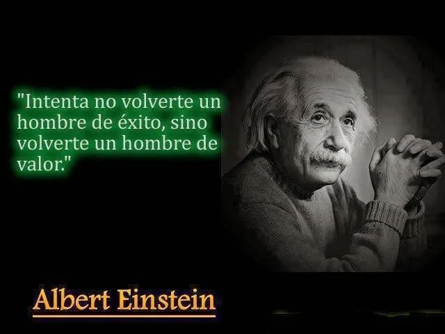 Frases célebres. Albert Einstein.