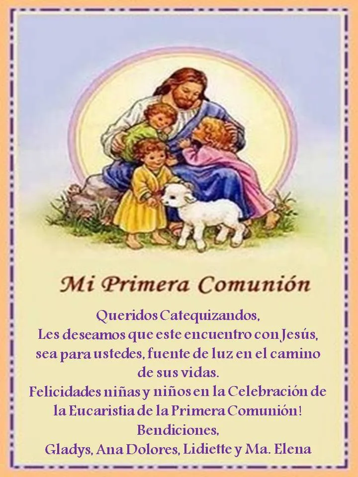 Primera comunión oraciones para imprimir - Imagui Primera comunión oraciones para imprimir - Imagui
