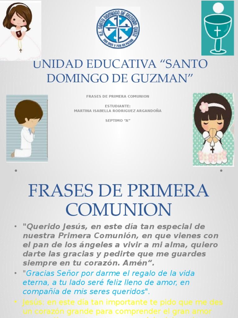 Frases de Comunion | PDF