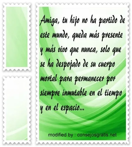 Frases de condolencias a una amiga que perdió su hijo con imágenes ... Frases de condolencias a una amiga que perdió su hijo con imágenes ...