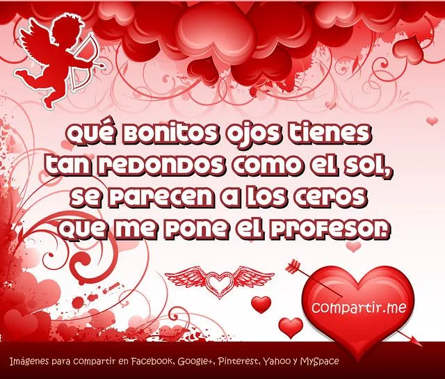 Corazones con frases chistosas - Imagui