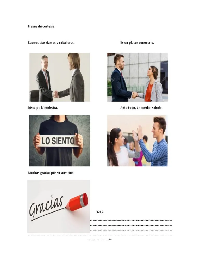 Frases de Cortesia | PDF