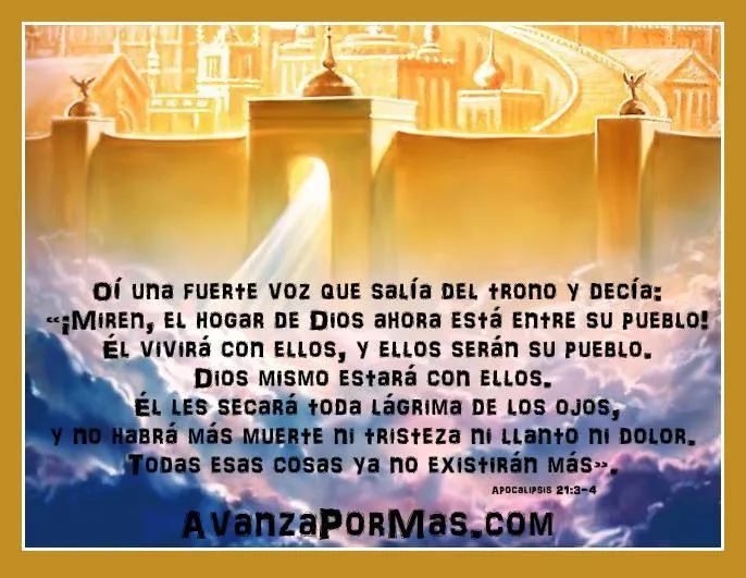 IMAGEN) "ÉL SECARÁ TODA LÁGRIMA DE LOS OJOS, Y NO HABRÁ MÁS MUERTE ... IMAGEN) "ÉL SECARÁ TODA LÁGRIMA DE LOS OJOS, Y NO HABRÁ MÁS MUERTE ...