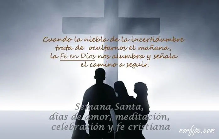 Frases cristianas de amor y meditación para la Semana Santa