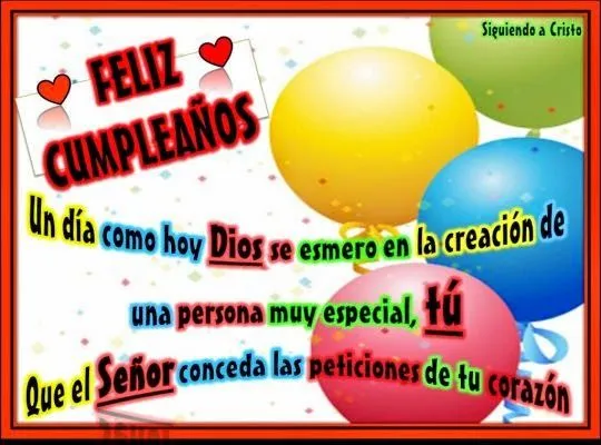Nuevas frases cristianas dedicar en una fiesta de cumple cristiano ...