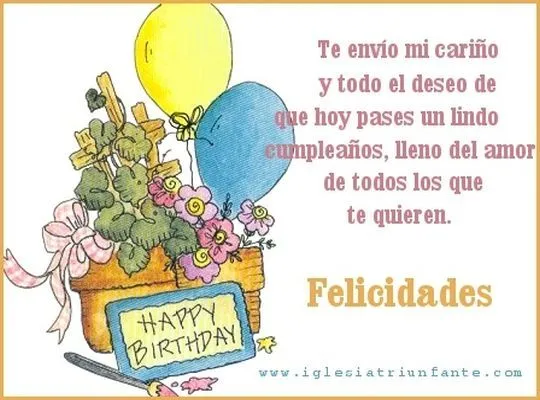 Frases de cumpleaños para un hermano querido ~ Frases de cumpleaños