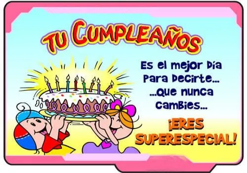 Frases cumpleaños para hijo ~ Frases de cumpleaños