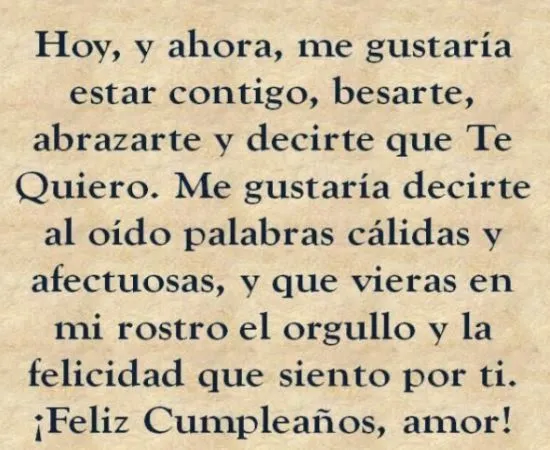 Frases de cumpleaños para mi novia ~ Frases de cumpleaños