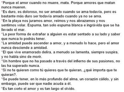 La vida en la adolecencia: El amor y desamor La vida en la adolecencia: El amor y desamor