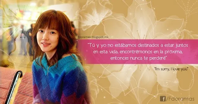 frases de doramas I'm sorry I love you | Frases | Pinterest frases de doramas I'm sorry I love you | Frases | Pinterest