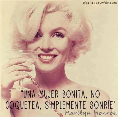 frases, español, marilyn, amor, sonrisa | Frases | Pinterest