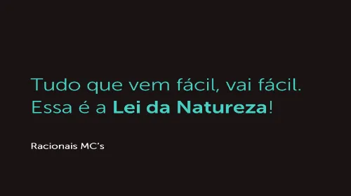 Frases Para Facebook: Frases de Racionais MC's #1