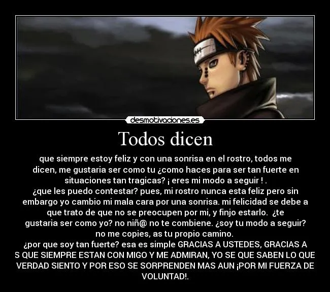 Frases para FaceBook de Naruto - Imagui