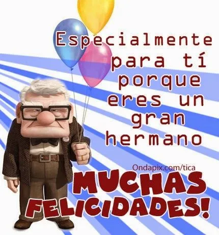 Frases de Feliz Cumpleaños Hermano | Imágenes de Cumpleaños Frases de Feliz Cumpleaños Hermano | Imágenes de Cumpleaños