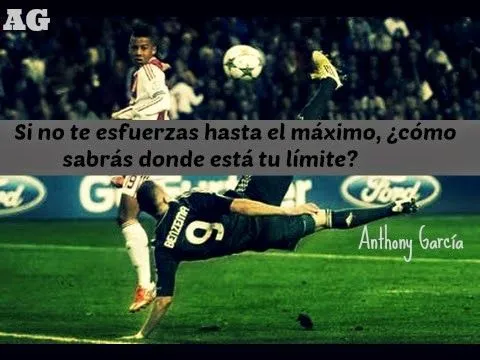 Frases del Fútbol: Frases motivadoras del Fútbol.