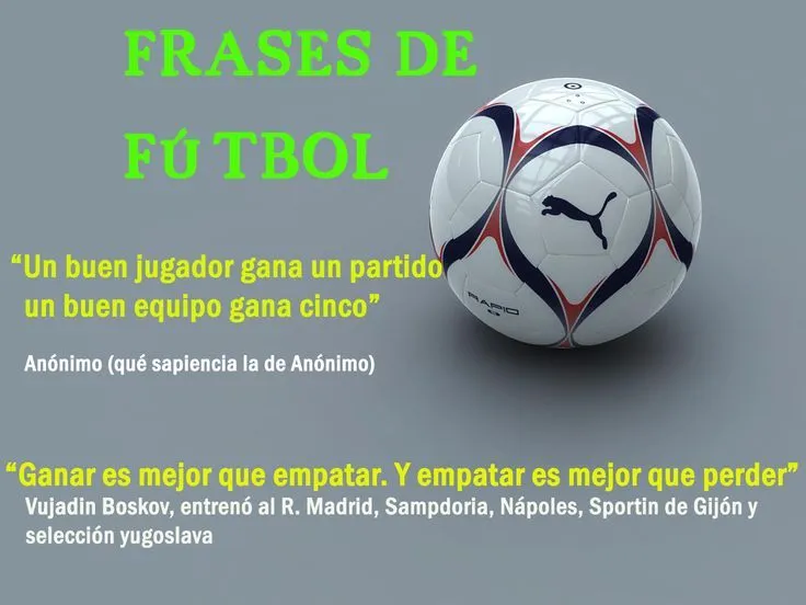 Frases de Futbol | Vestuario En Juego | Pinterest