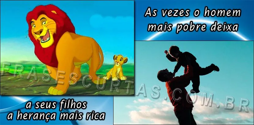 Frases de Homenagem para o Dia dos Pais - Frases Curtas