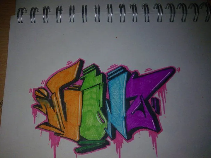 Frases Y Imagenes De Amor: Graffitis en papel