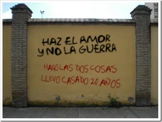 Haz el amor y no la guerra