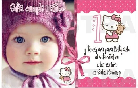 Frases para invitación 1 añito - Imagui