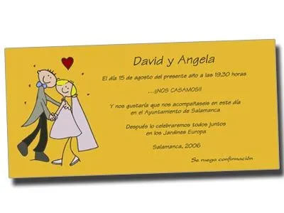 Jay Patel: texto para invitaciones de boda