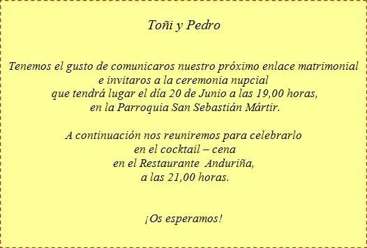 Frases para invitaciones de boda: ideas | Handspire Frases para invitaciones de boda: ideas | Handspire