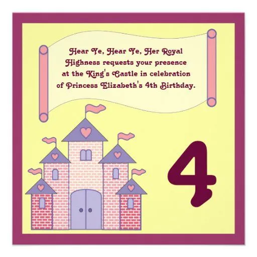 Frases para tarjetas de invitación de princesas - Imagui Frases para tarjetas de invitación de princesas - Imagui