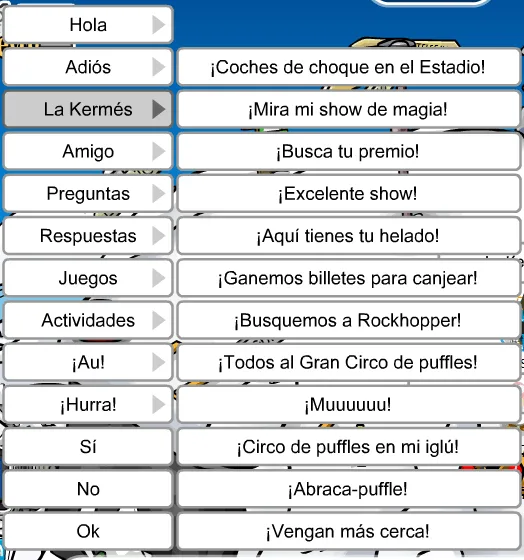 Frases de la kermes! | Club Penguin Mundo Español