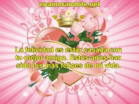 FRASES LINDAS DE ANIVERSARIO PARA ENAMORADOS - YouTube