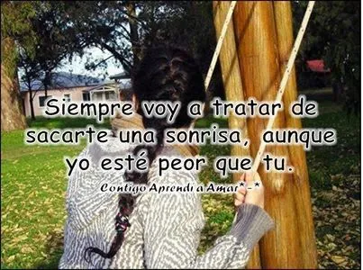 Frases Lindas Del Dia: Contigo Aprendi a Amar Frases Lindas Del Dia: Contigo Aprendi a Amar