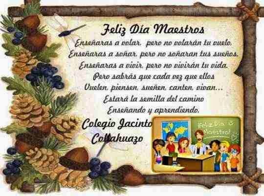 Frases para el dia del maestro ~ PENSAMIENTOS DE AMOR Frases para el dia del maestro ~ PENSAMIENTOS DE AMOR