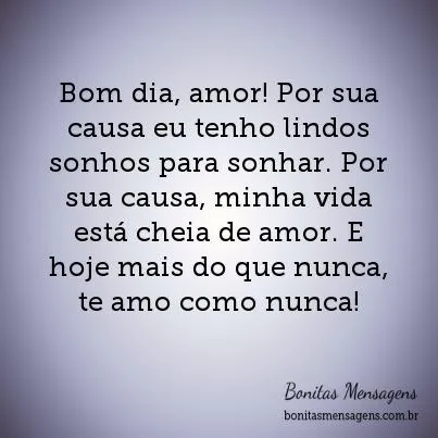 Frases e mensagens de amor de Bom Dia para Namorada: Lindas frases ...