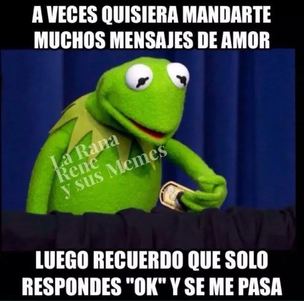 Frases con mensajes “a veces” de la Rana René en imágenes ... Frases con mensajes “a veces” de la Rana René en imágenes ...