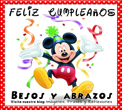 Imagenes de Mickey Mouse con frases bonitas - Imagui