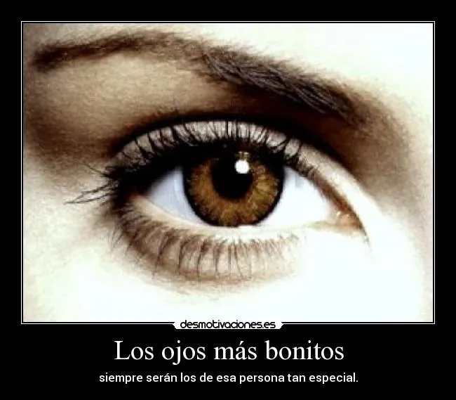 Frases para ojos bonitos - Imagui