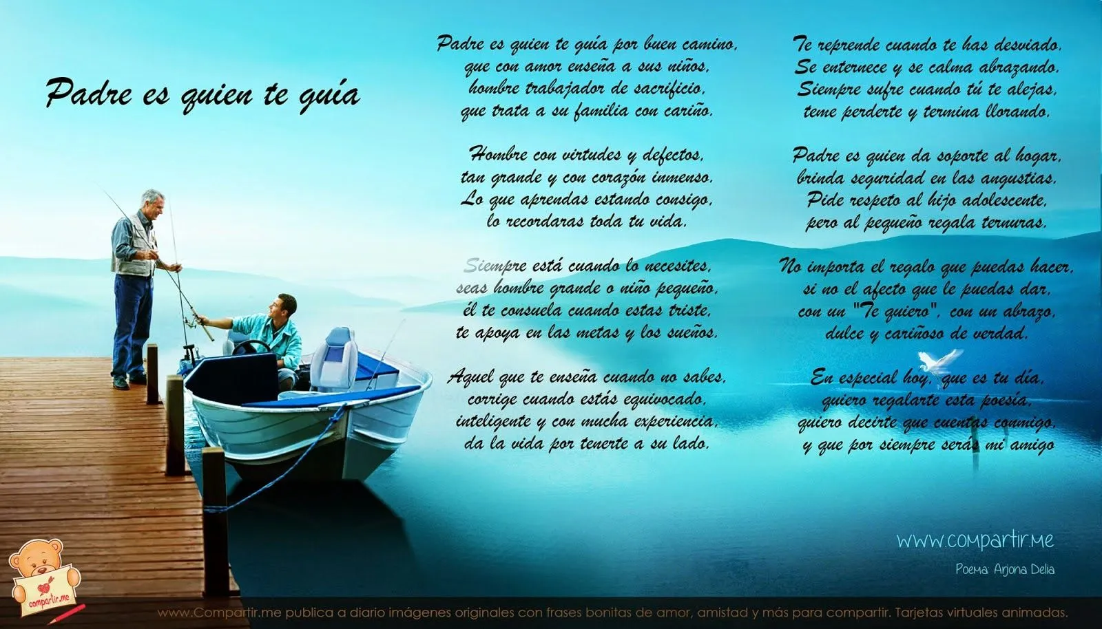 Frases Para El Dia Del Padre con Imagenes; Mensajes; Postales ... Frases Para El Dia Del Padre con Imagenes; Mensajes; Postales ...