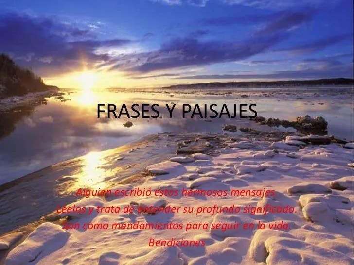 Frases y paisajes